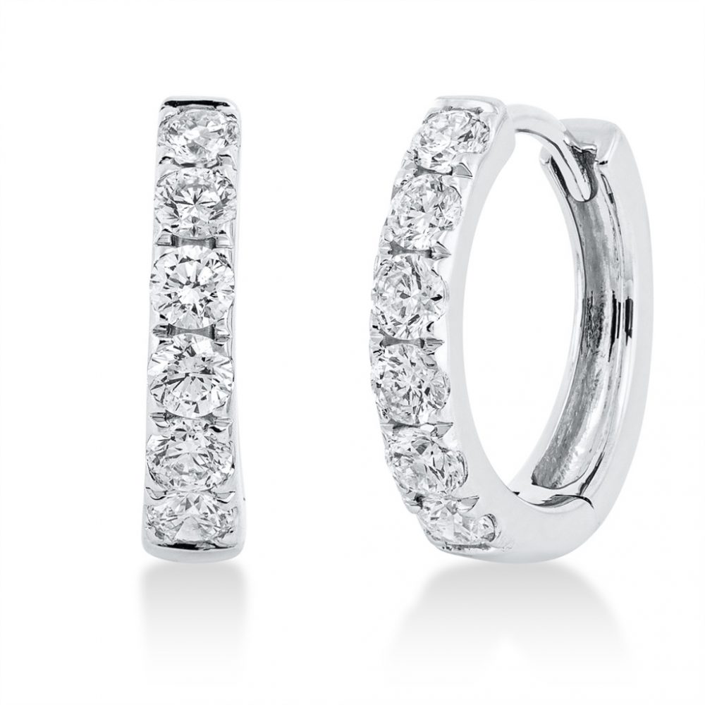 Whitegold Diamond Earrings