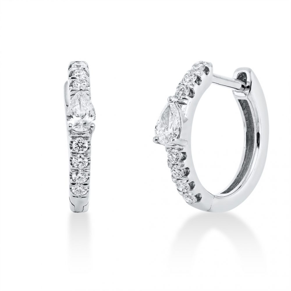 Whitegold Diamond Earrings