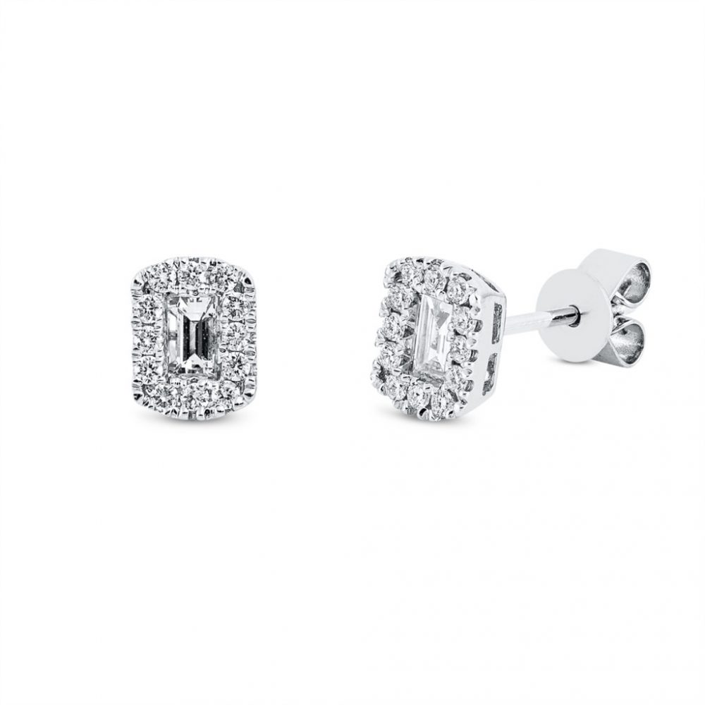 Whitegold Diamond Earrings