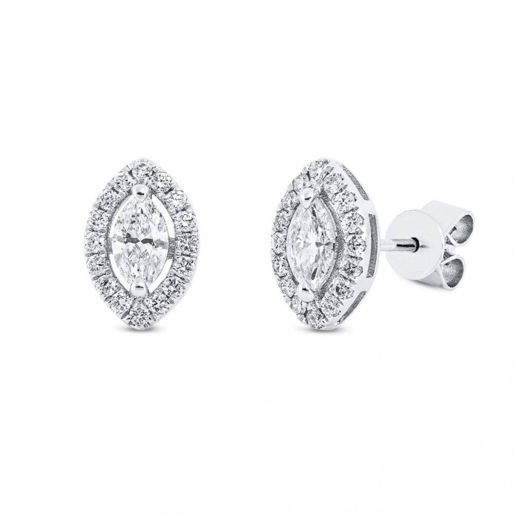 Whitegold Diamond Earrings