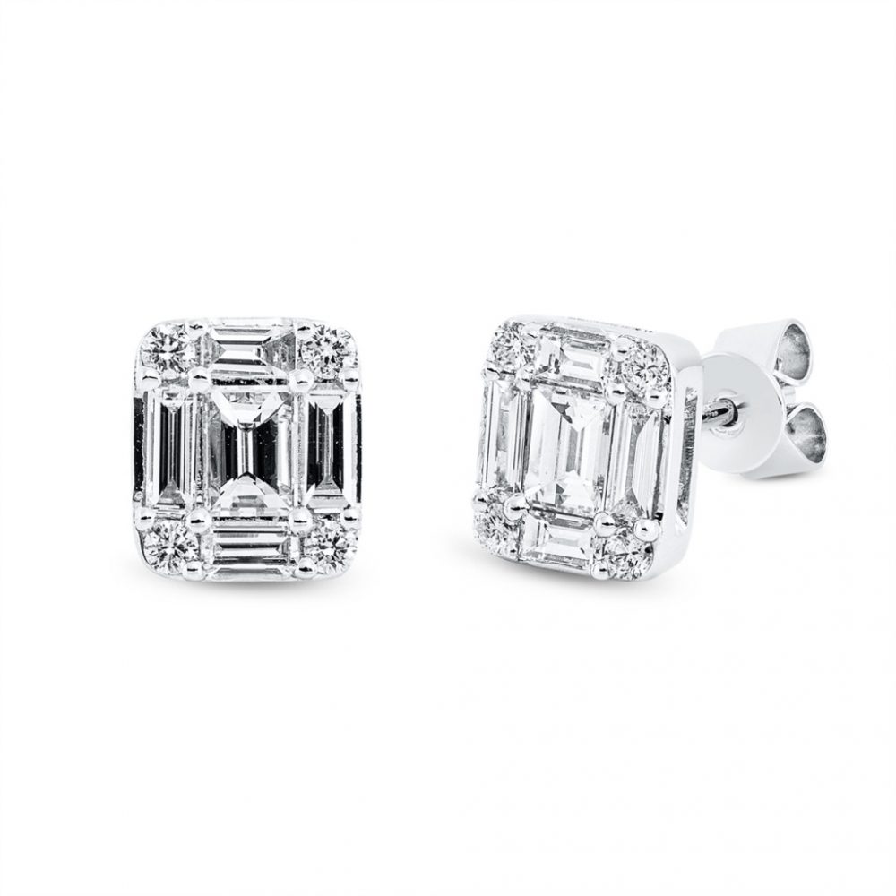 Whitegold Diamond Earrings