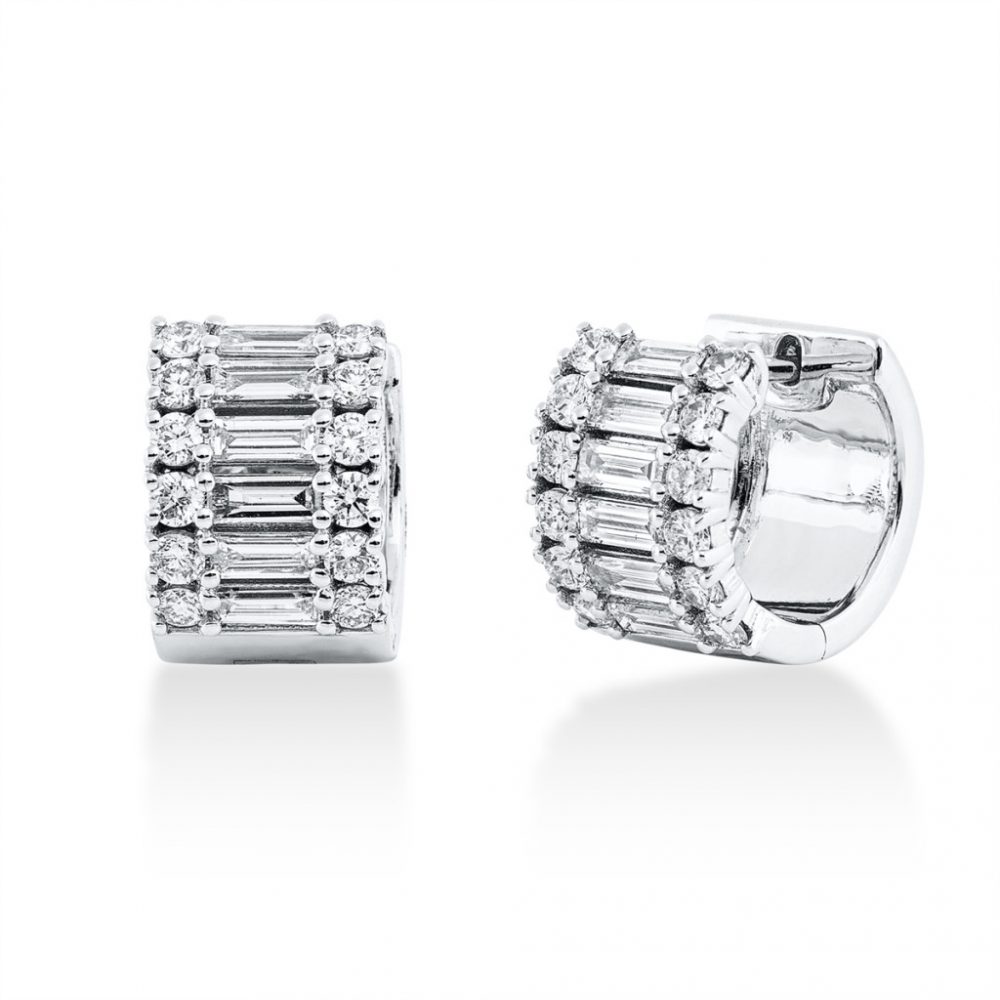 Whitegold Diamond Earrings