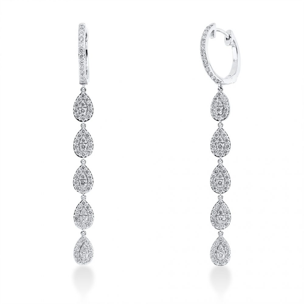 Whitegold Diamond Earrings