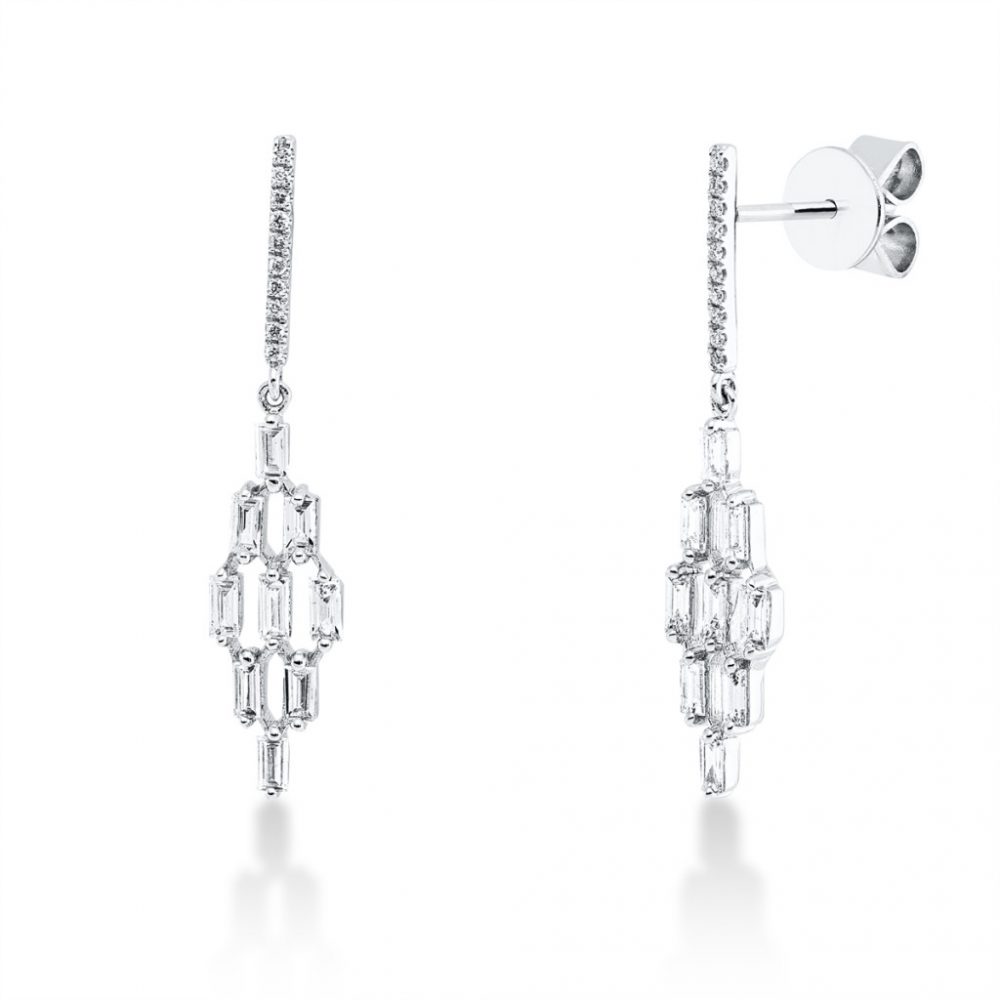 Whitegold Diamond Earrings