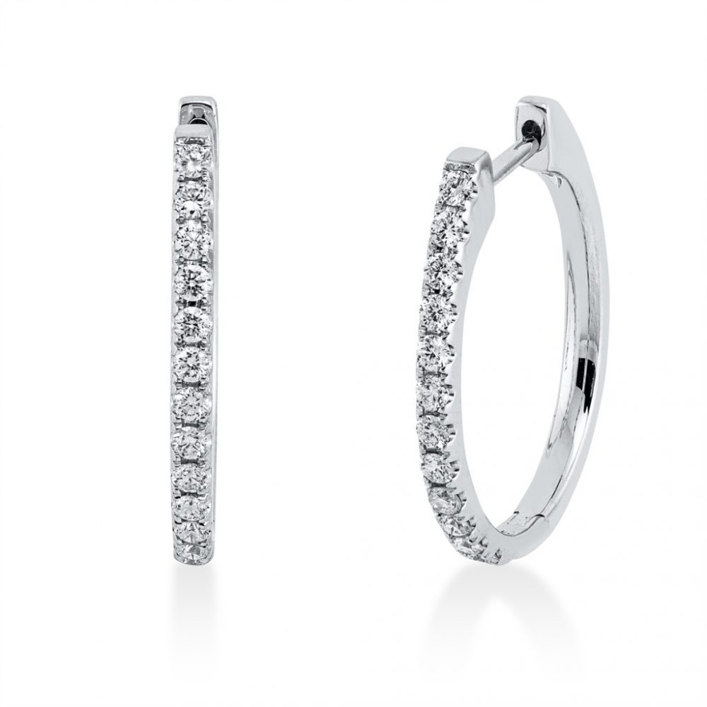 Whitegold Diamond Earrings