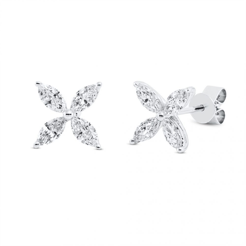 Whitegold Diamond Earrings