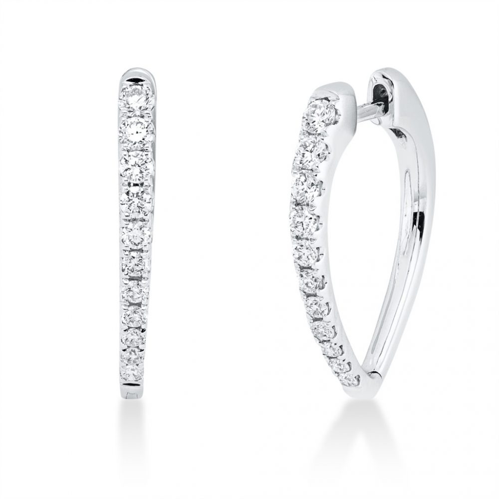 Whitegold Diamond Earrings