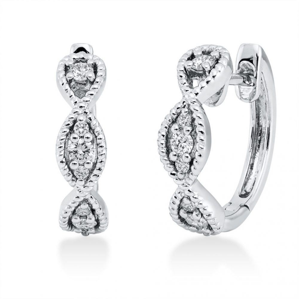 Whitegold Diamond Earrings