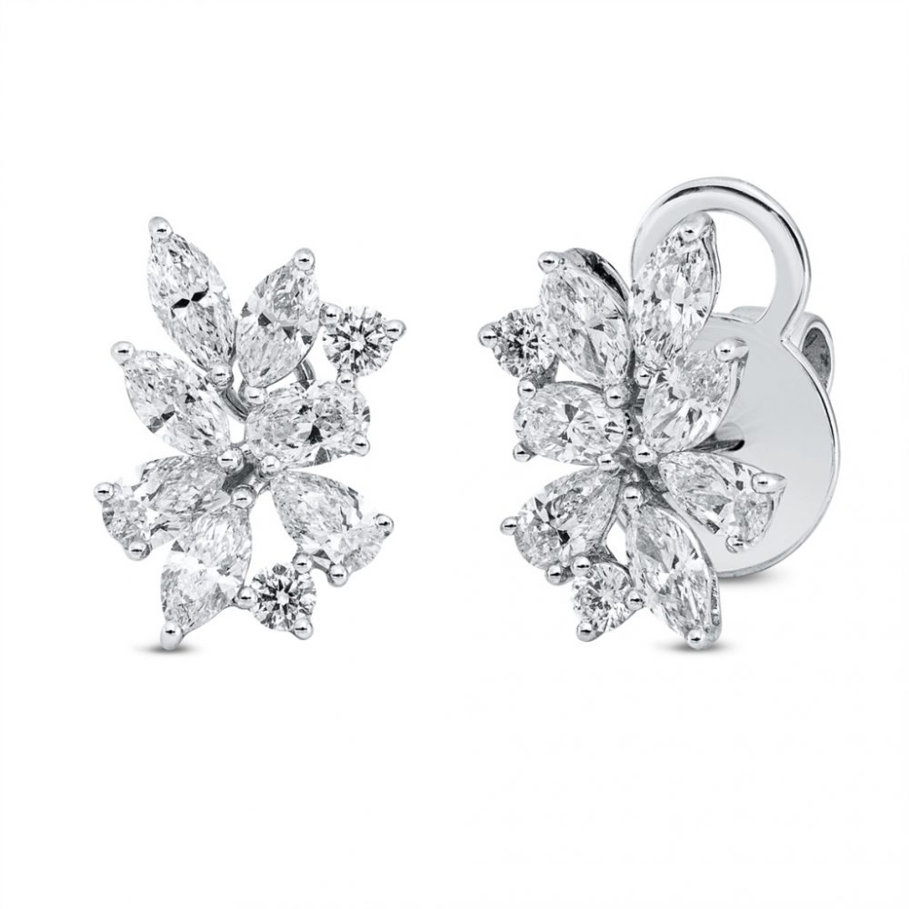 Whitegold Diamond Earrings