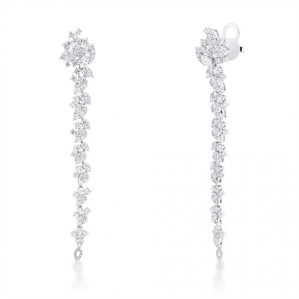 Whitegold Diamond Earrings