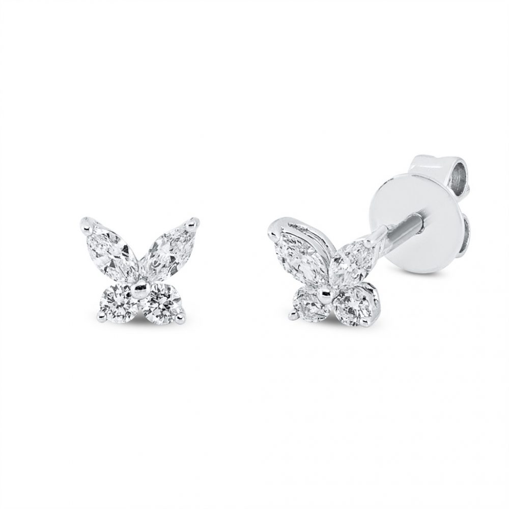 Whitegold Diamond Earrings