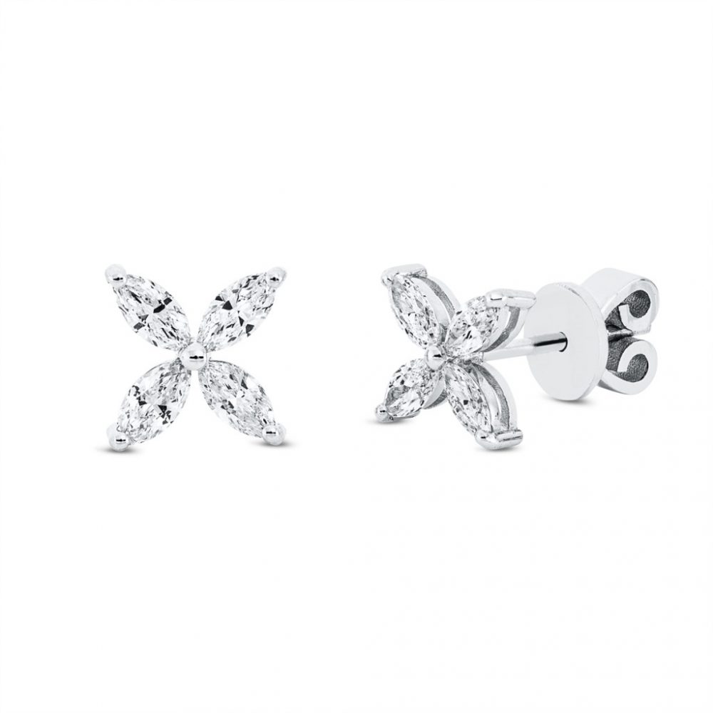 Whitegold Diamond Earrings