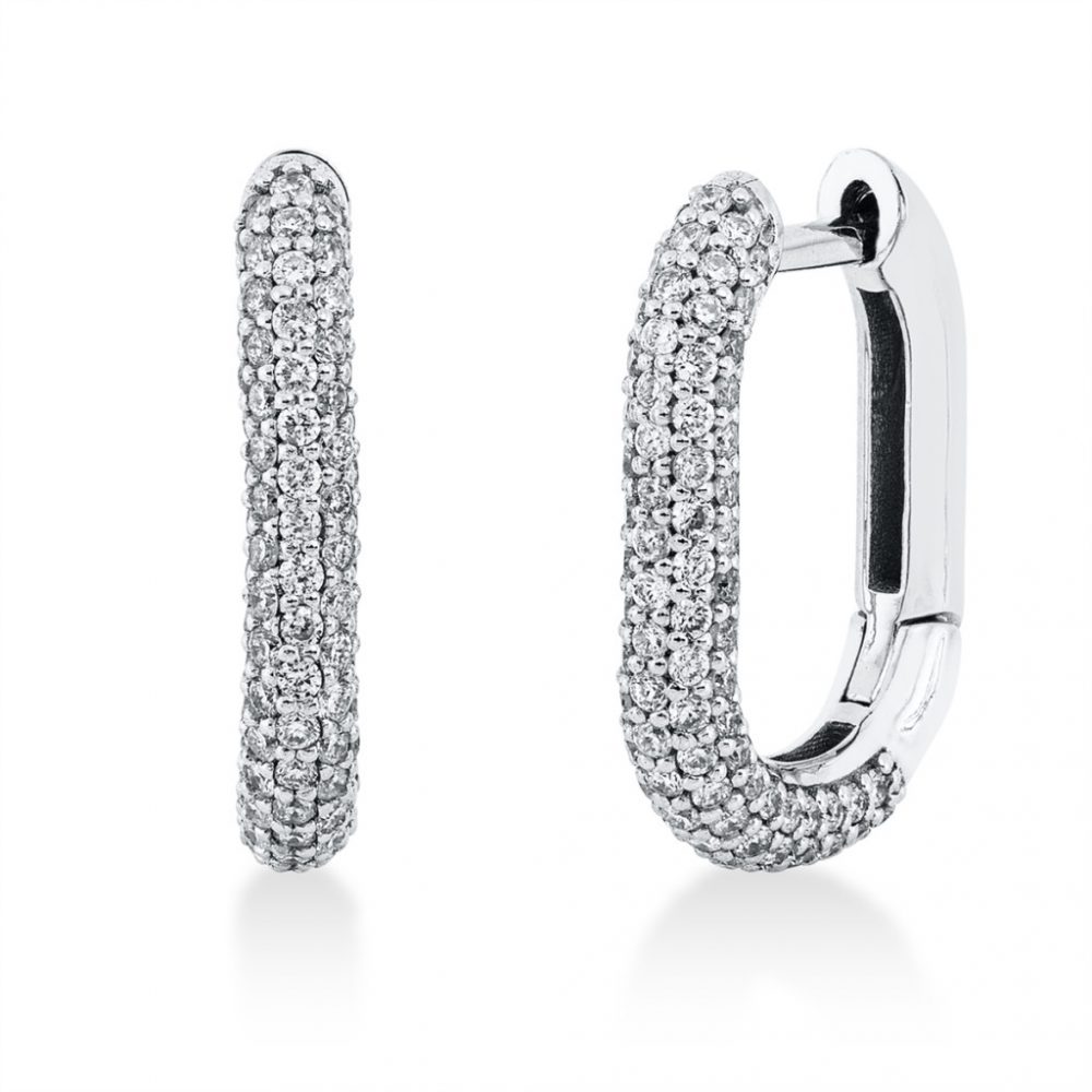 Whitegold Diamond Earrings