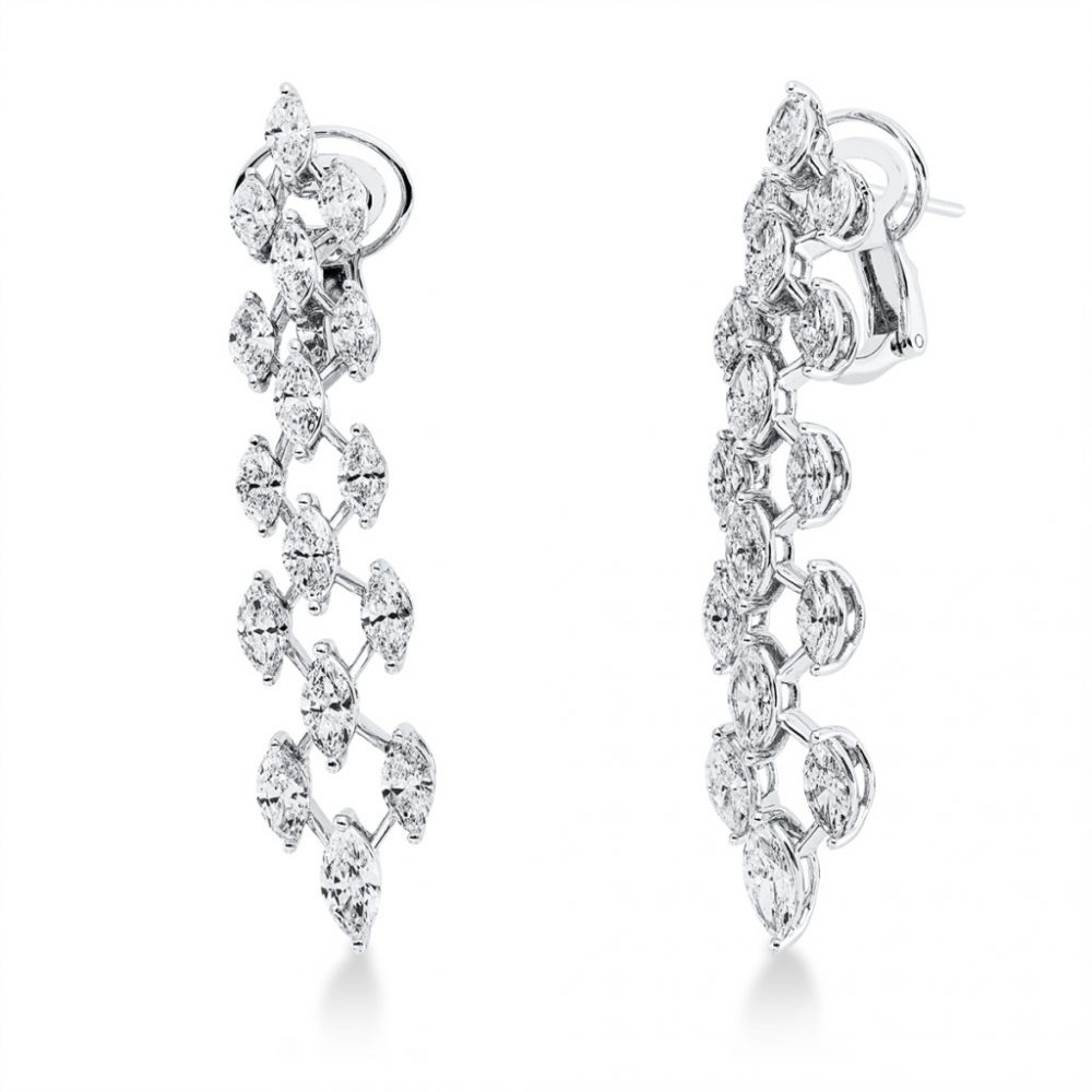 Whitegold Diamond Earrings