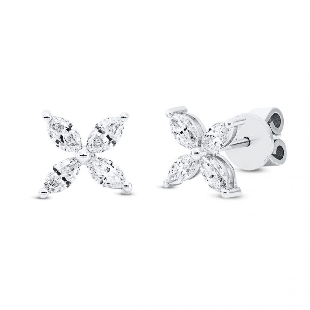 Whitegold Diamond Earrings