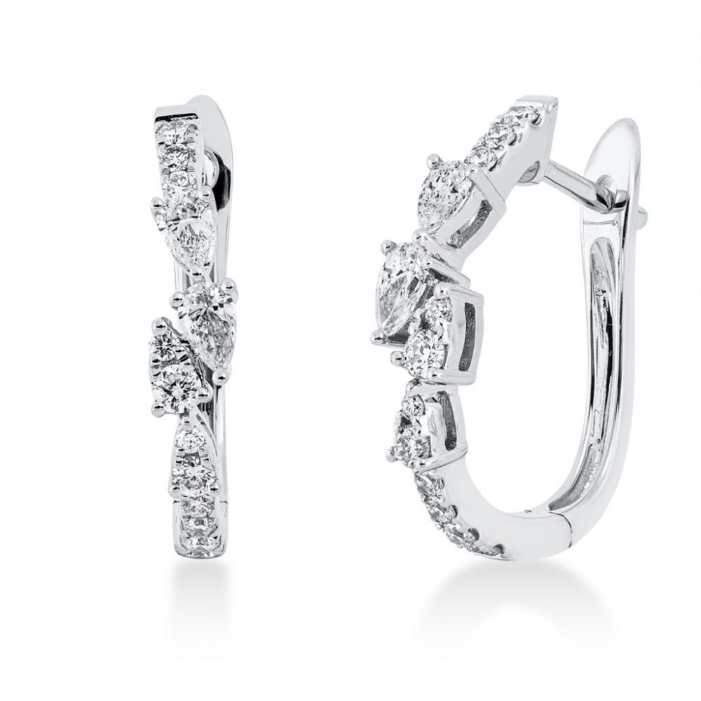 Whitegold Diamond Earrings