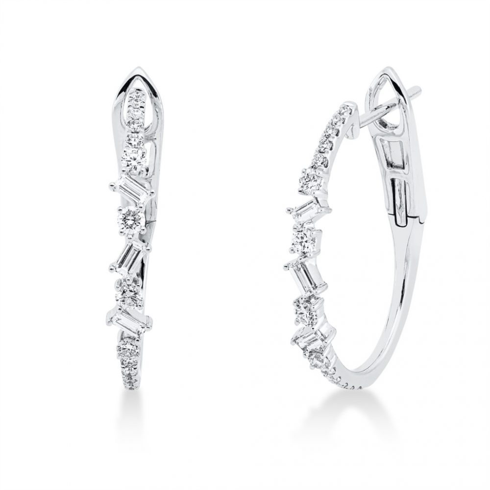 Whitegold Diamond Earrings