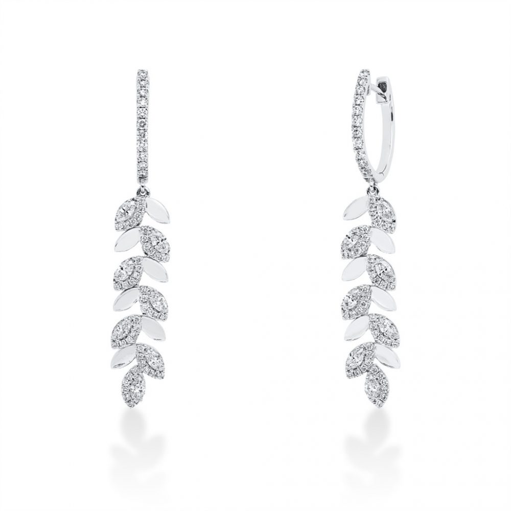 Whitegold Diamond Earrings