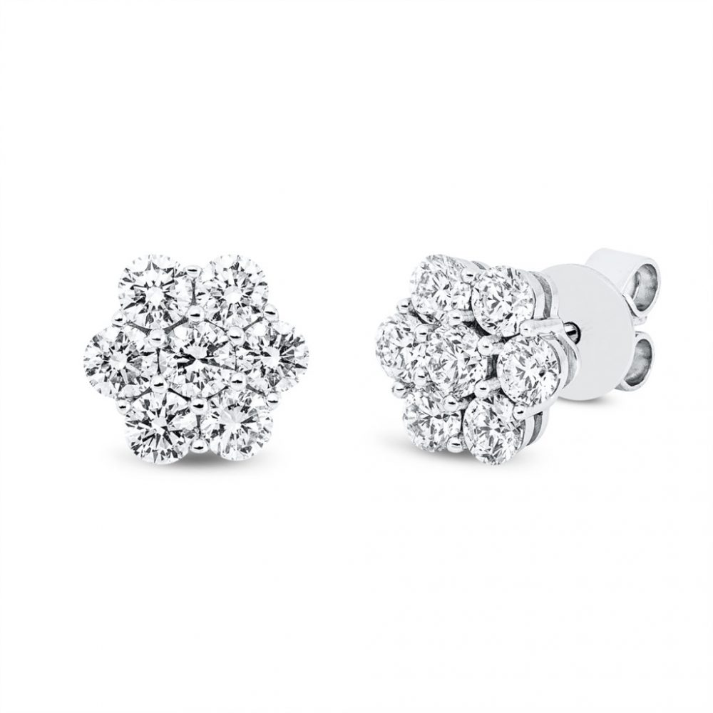 Whitegold Diamond Earrings