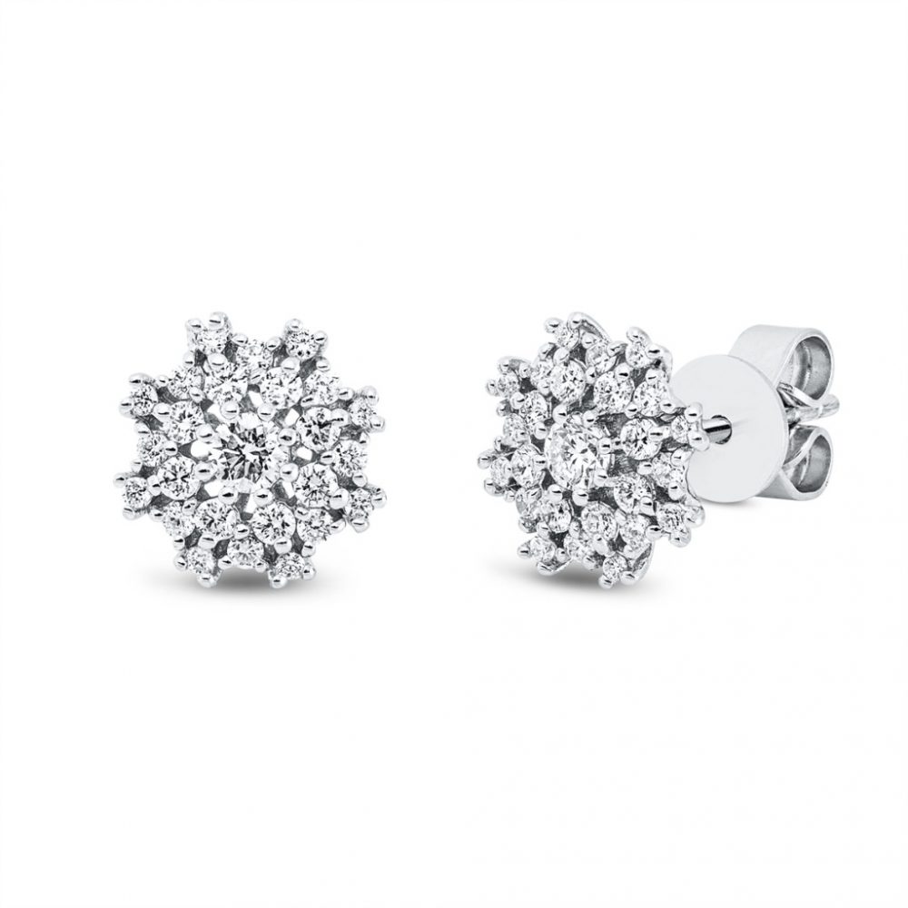 Whitegold Diamond Earrings