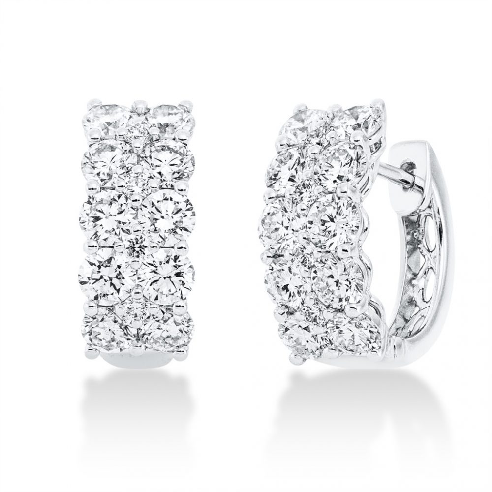 Whitegold Diamond Earrings