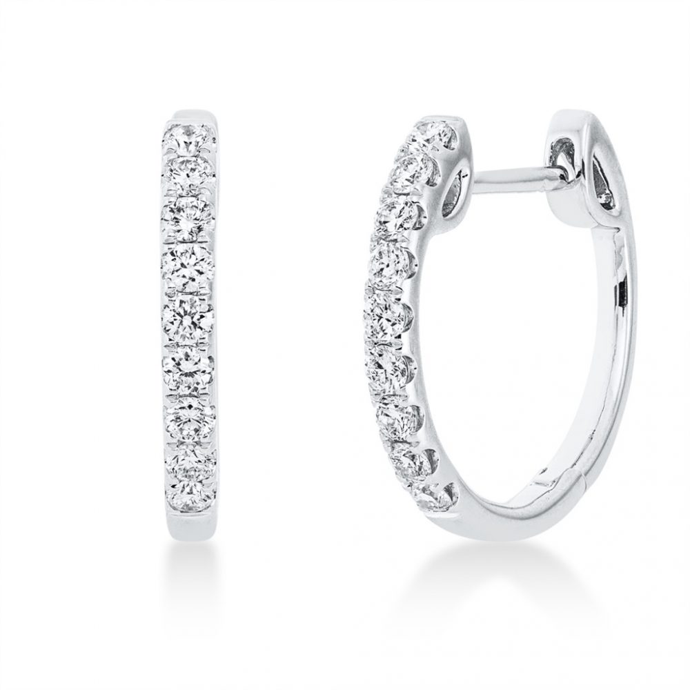 Whitegold Diamond Earrings