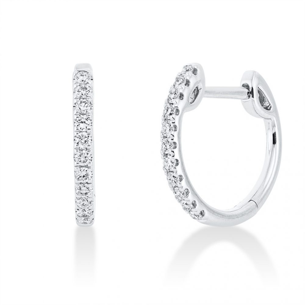 Whitegold Diamond Earrings