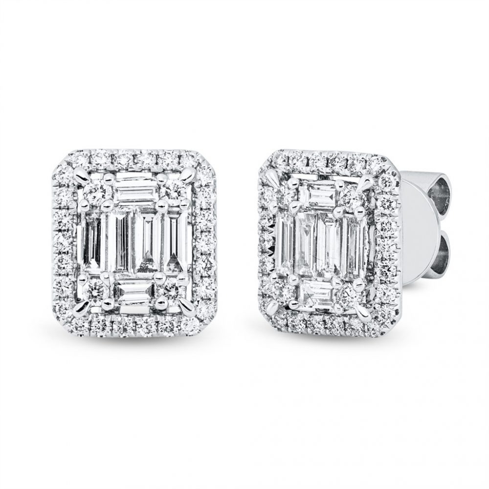 Whitegold Diamond Earrings