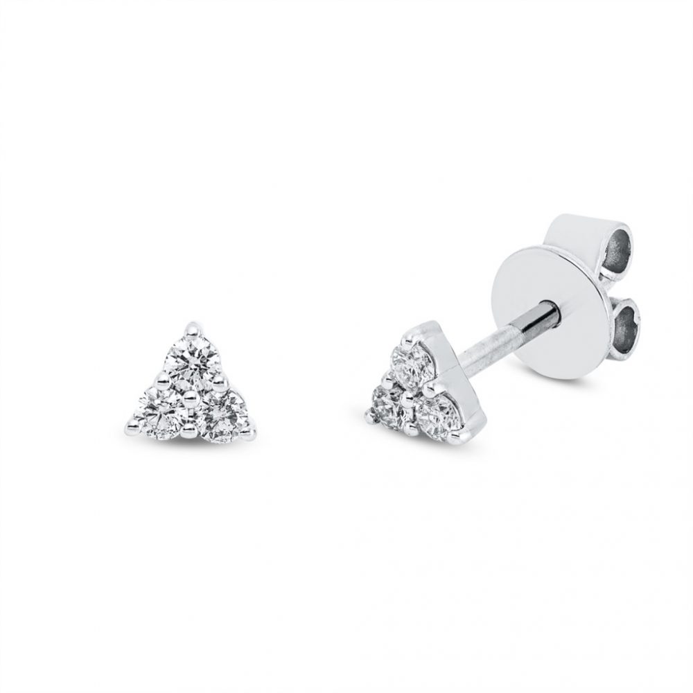 Whitegold Diamond Earrings