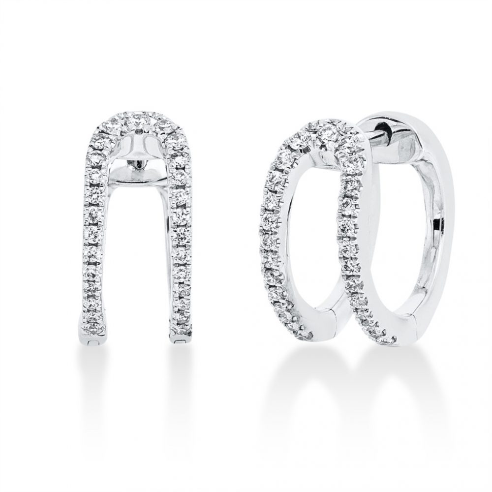 Whitegold Diamond Earrings