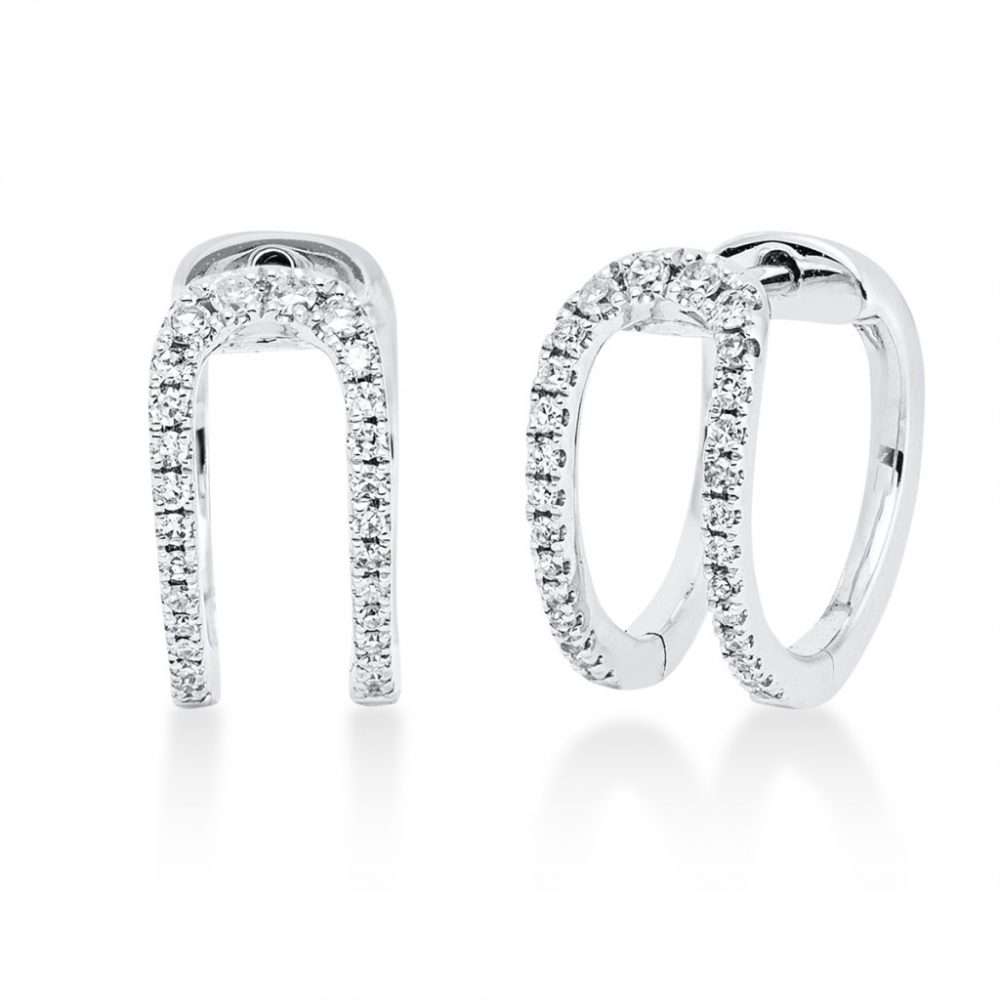 Whitegold Diamond Earrings