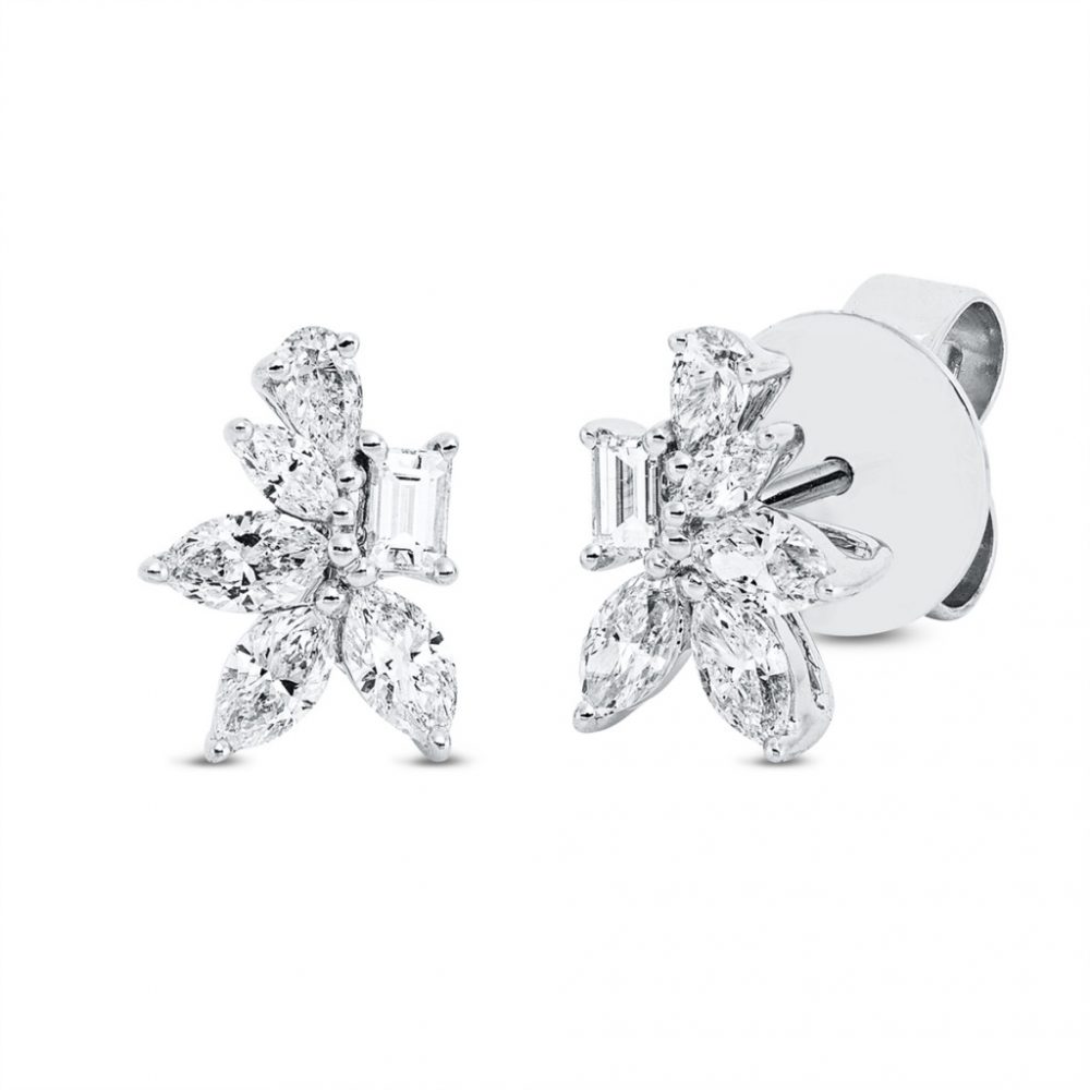 Whitegold Diamond Earrings