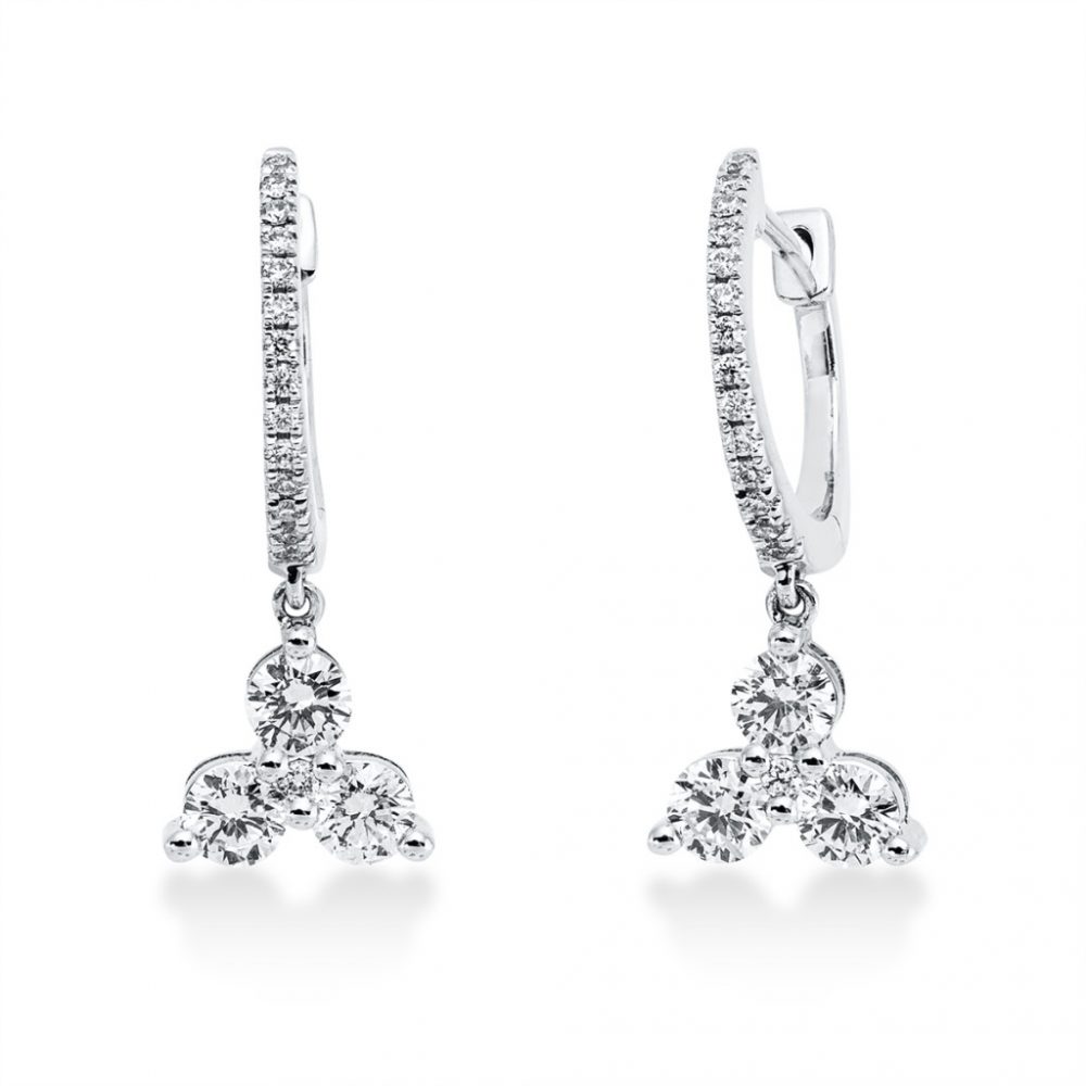 Whitegold Diamond Earrings