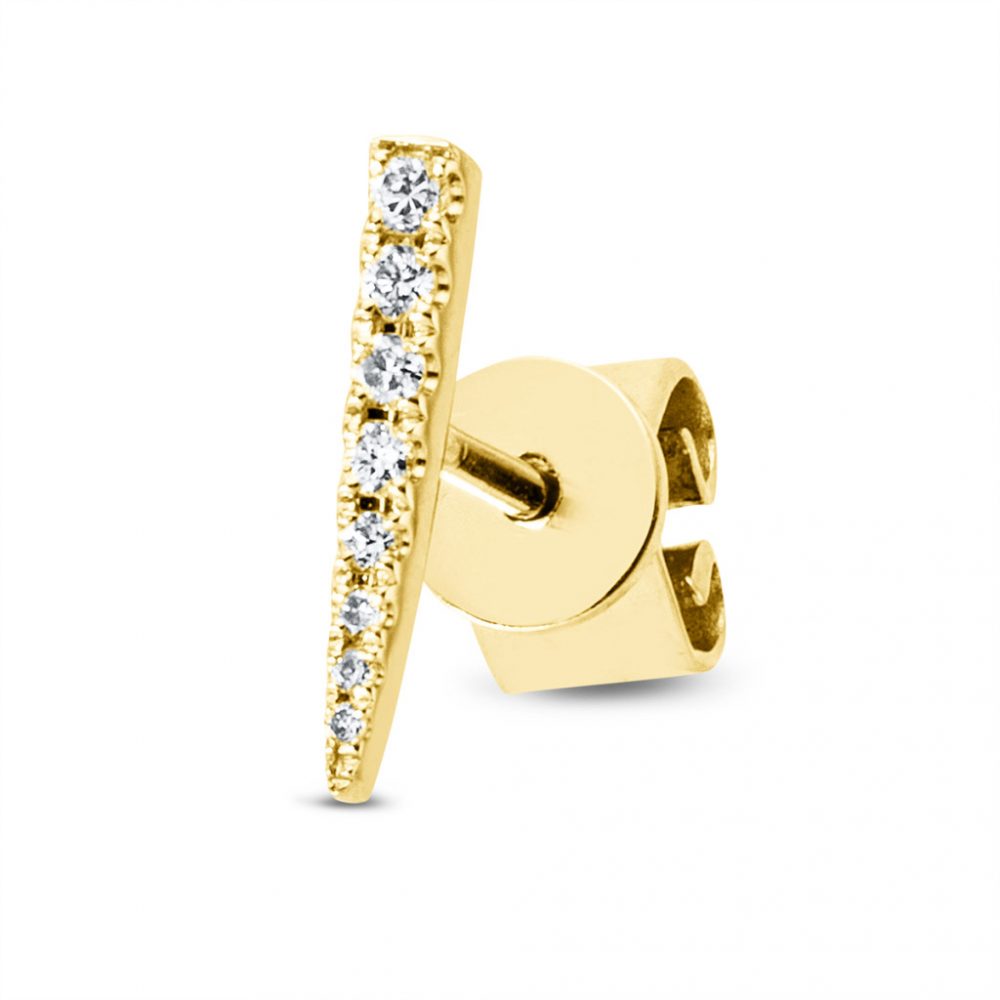 Yellowgold Diamond Earrings