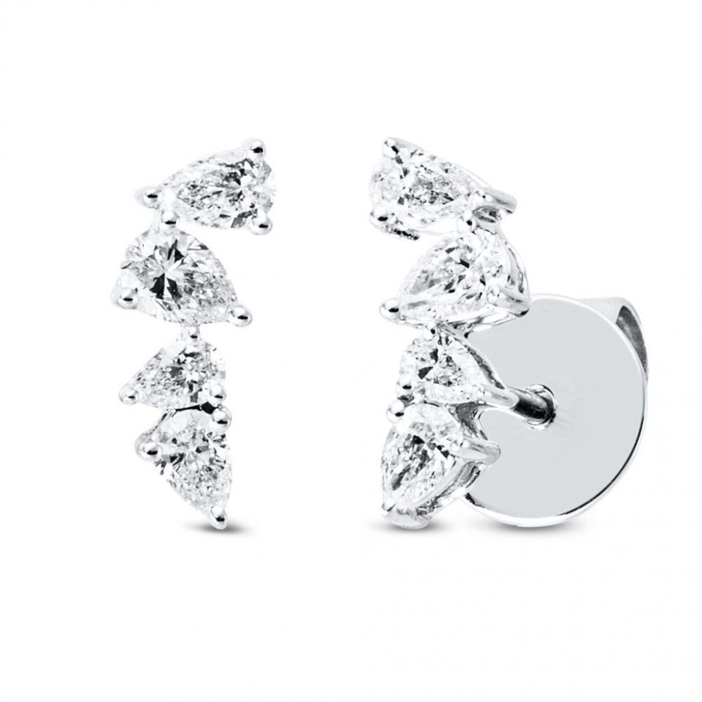 Whitegold Diamond Earrings