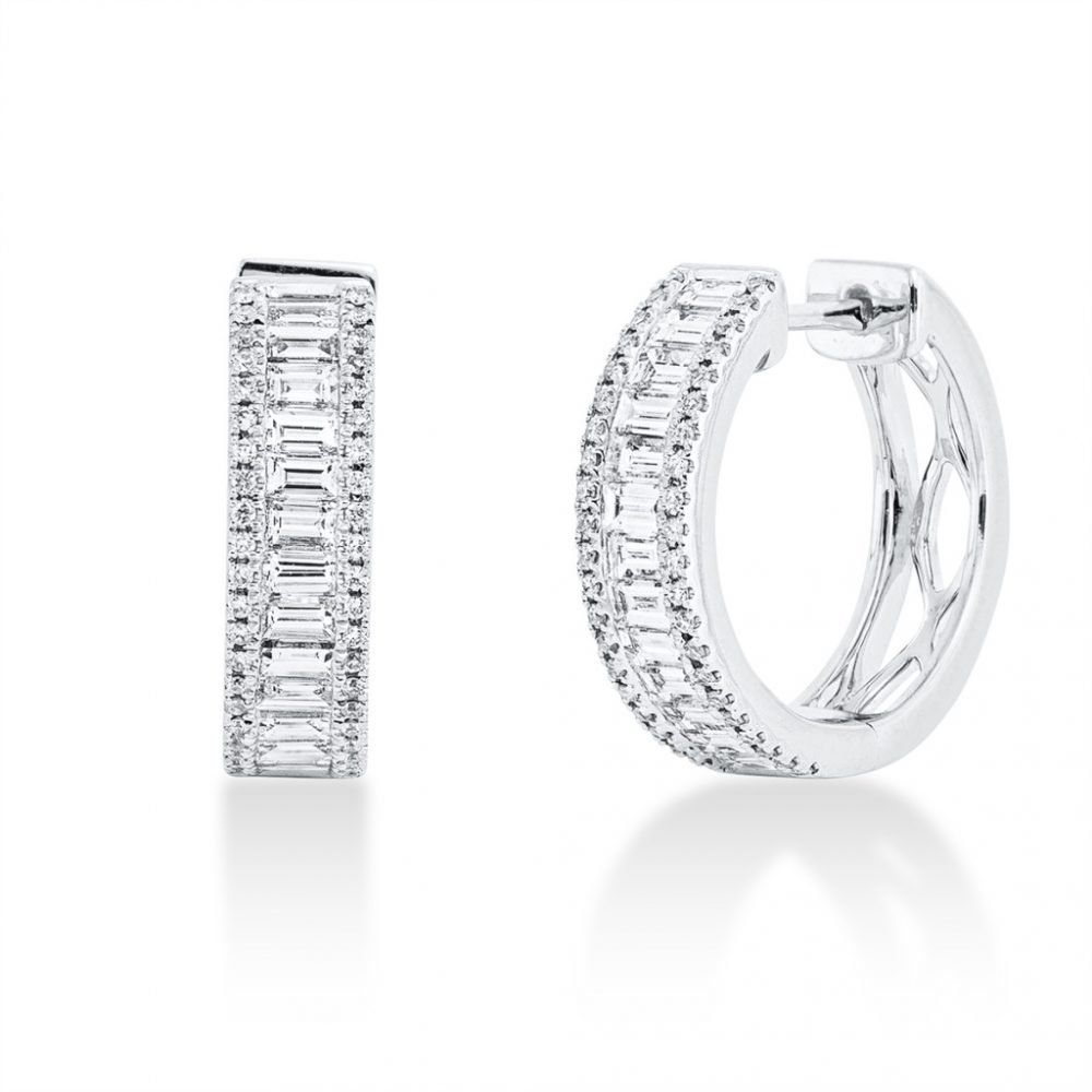 Whitegold Diamond Earrings