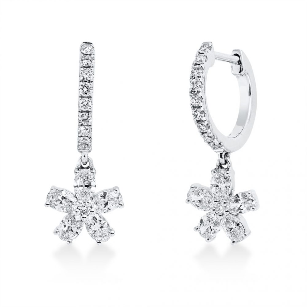 Whitegold Diamond Earrings