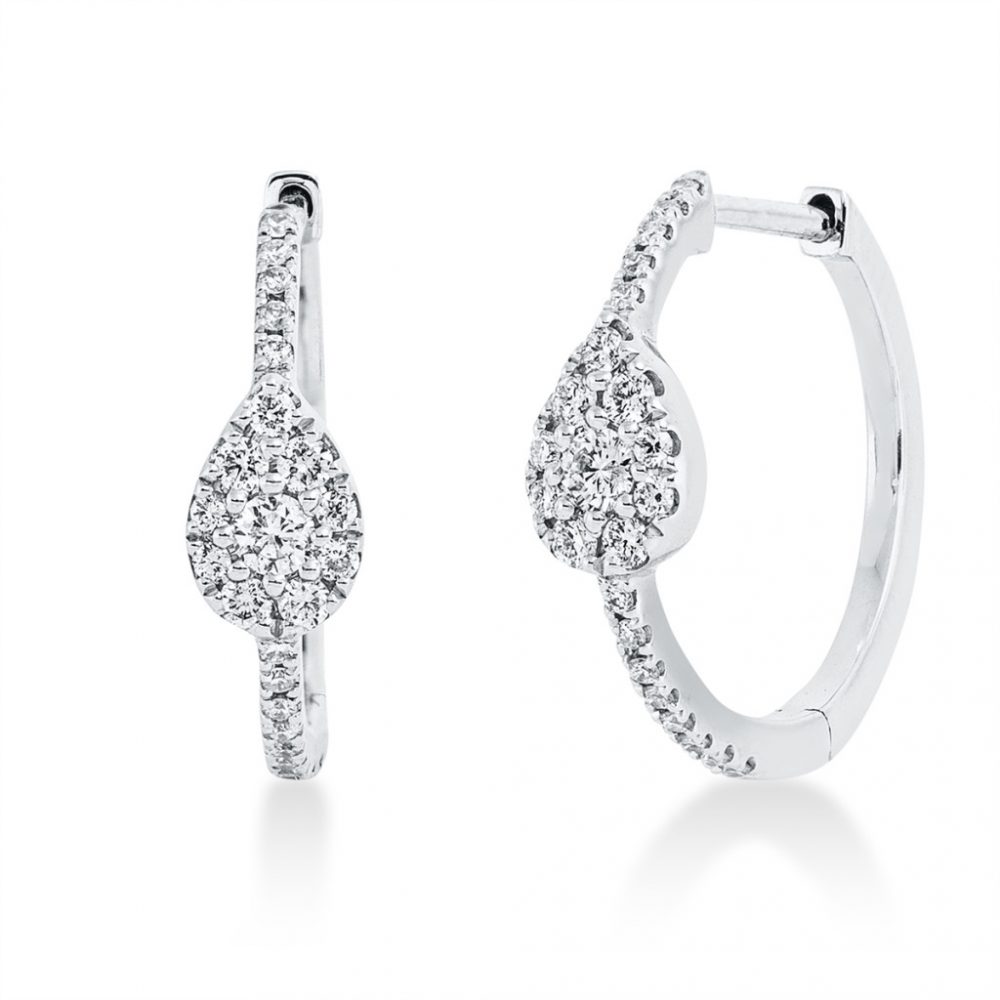 Whitegold Diamond Earrings