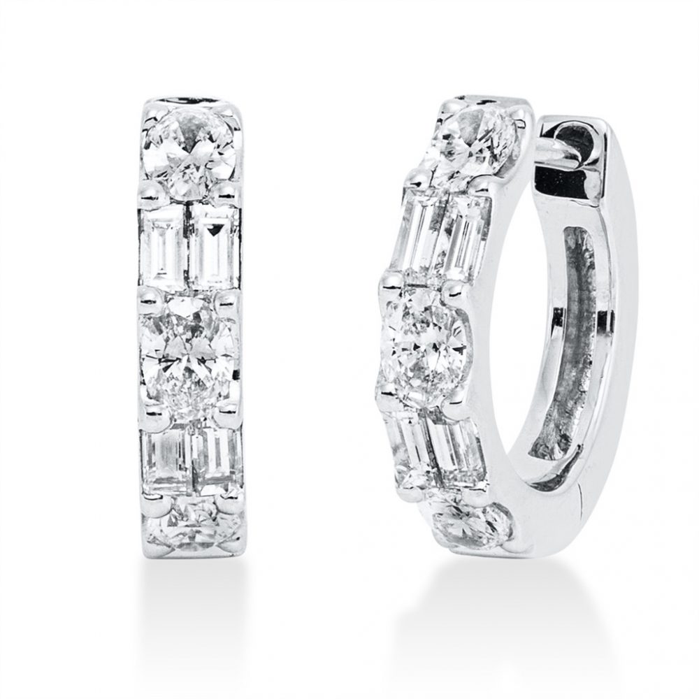 Whitegold Diamond Earrings