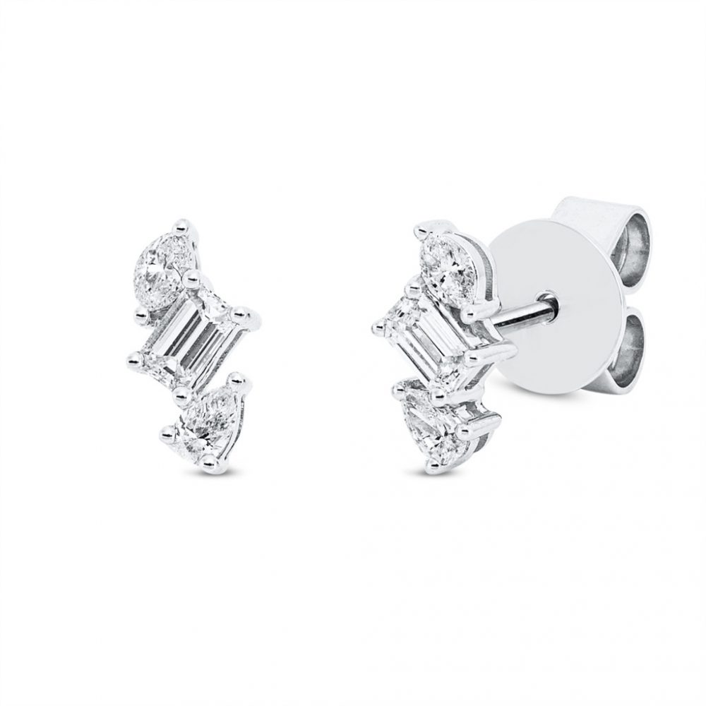 Whitegold Diamond Earrings