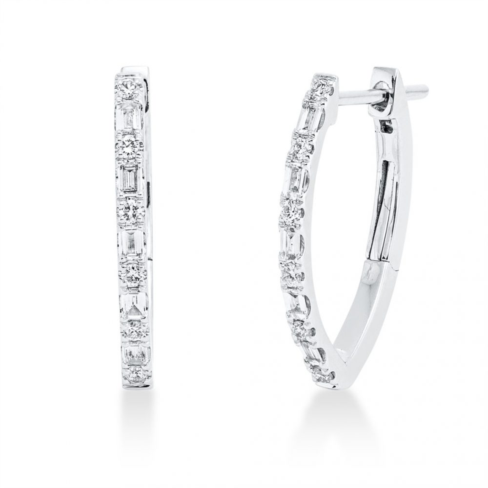 Whitegold Diamond Earrings