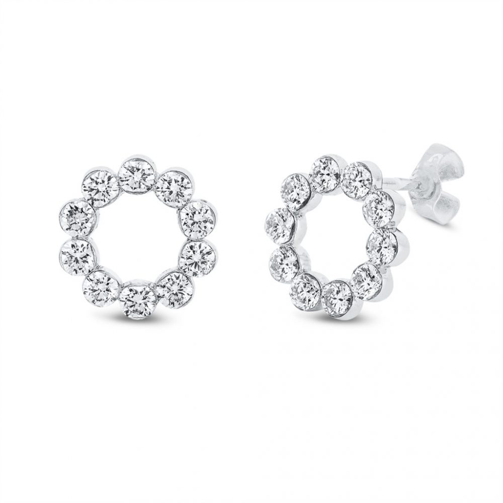 Whitegold Diamond Earrings