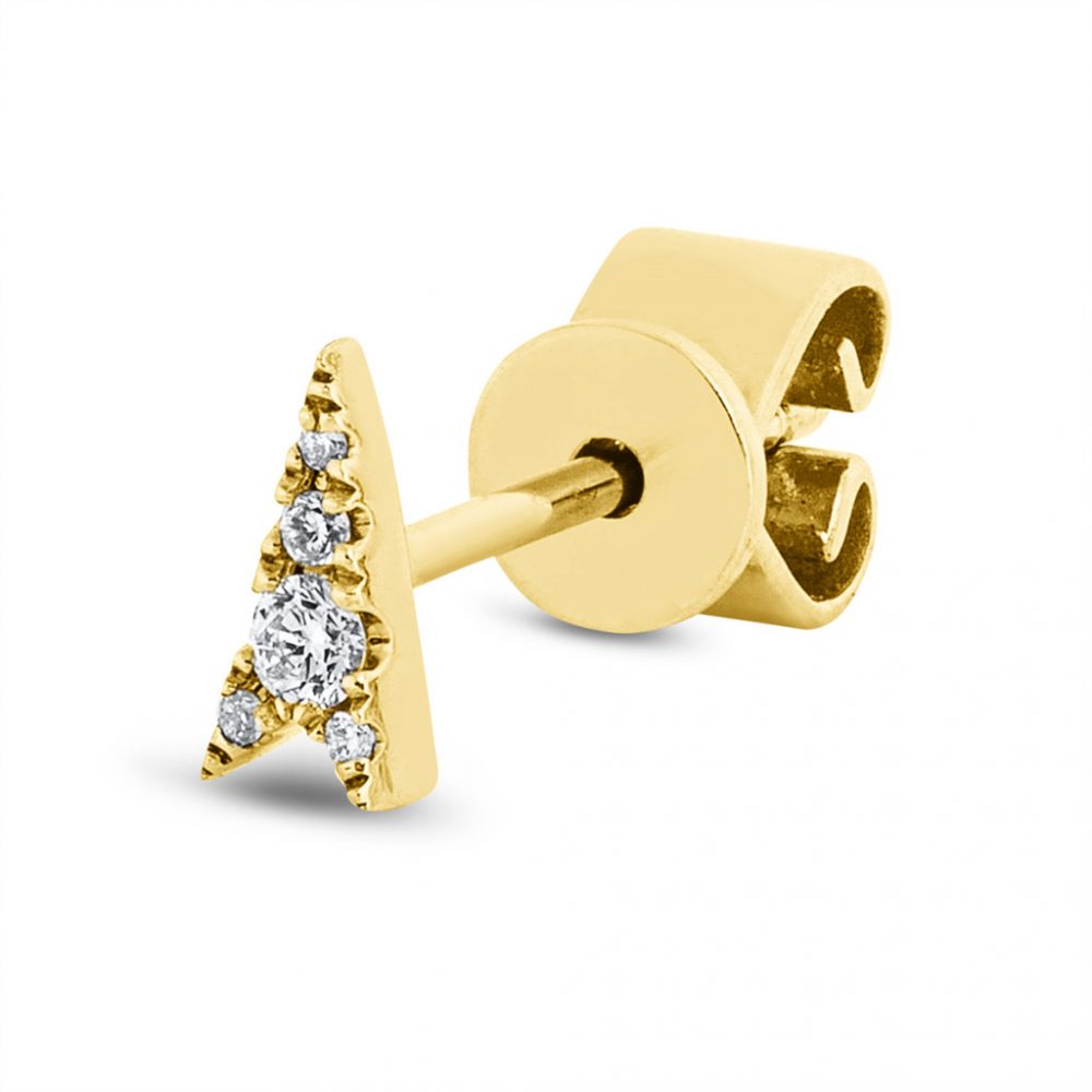 Yellowgold Diamond Earrings