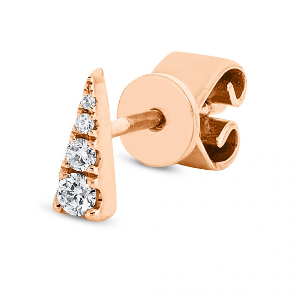 Redgold Diamond Earrings