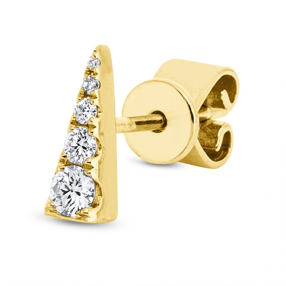 Yellowgold Diamond Earrings