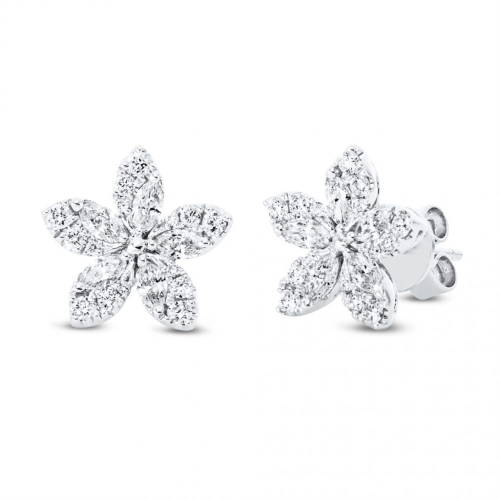 Whitegold Diamond Earrings