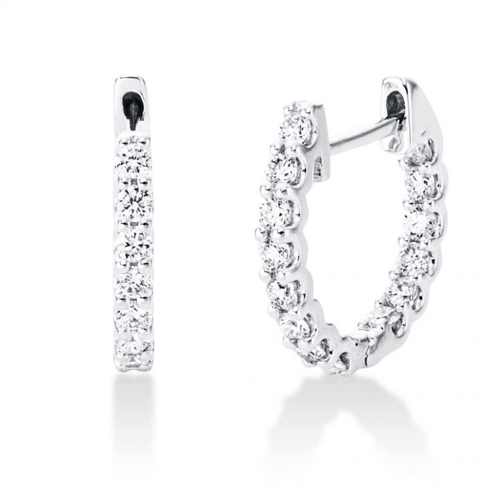 Whitegold Diamond Earrings