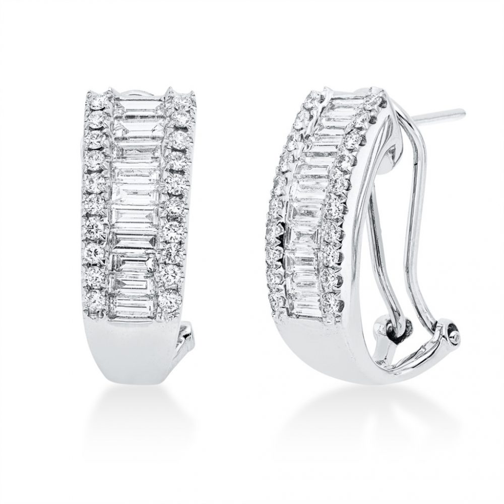 Whitegold Diamond Earrings