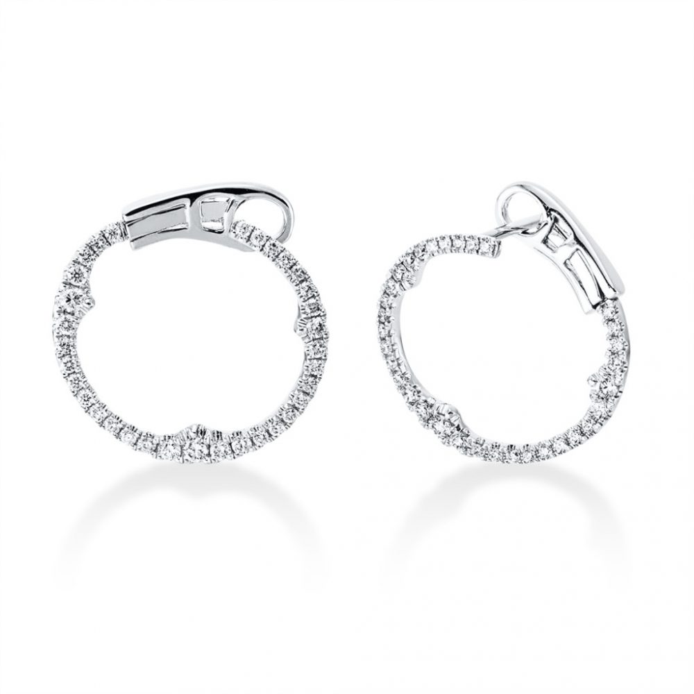 Whitegold Diamond Earrings