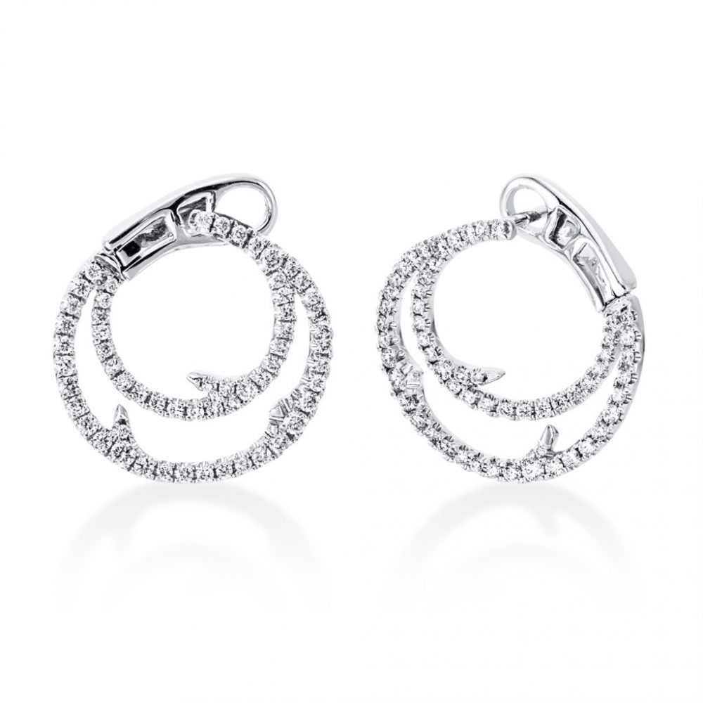 Whitegold Diamond Earrings